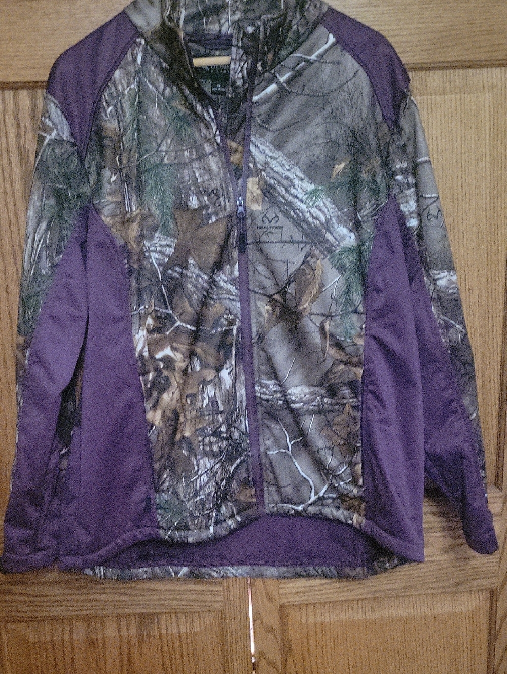 Realtree Camo Jacket with Purple Panels